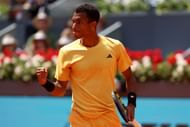 Felix Auger-Aliassime at the Mutua Madrid Open - Day Three